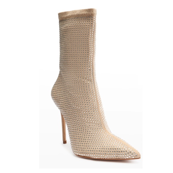 SCHUTZ Shoes - Schutz Sybil Suede & Rhinestones Bootie Size 7 NEW